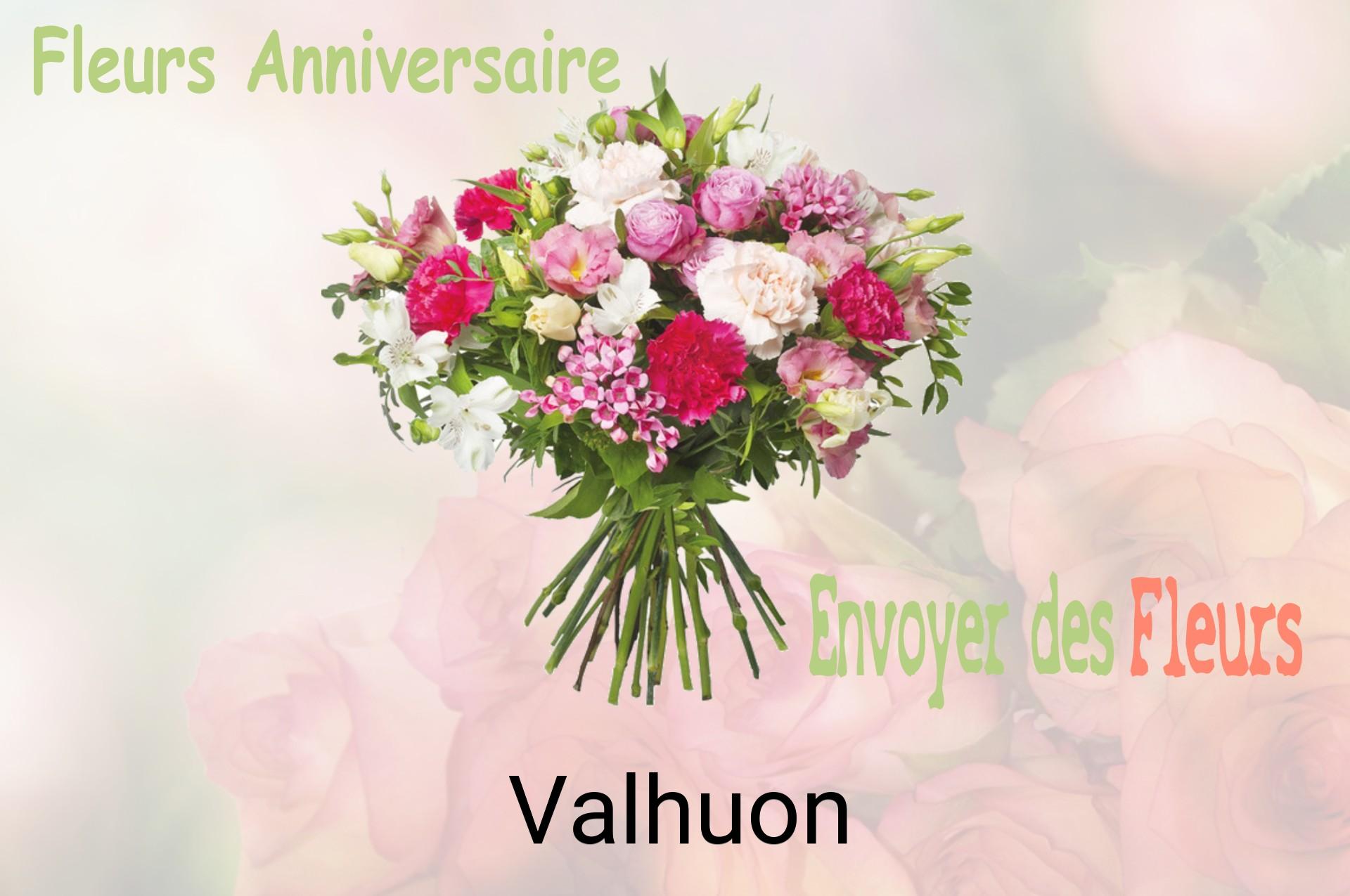 Bouquet de fleurs d’anniversaire livré à Valhuon